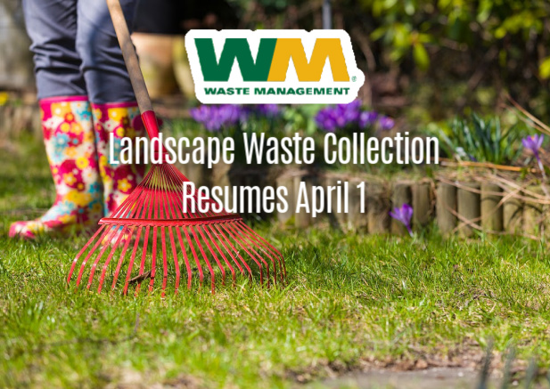 Landscape Waste Collection Resumes April 1