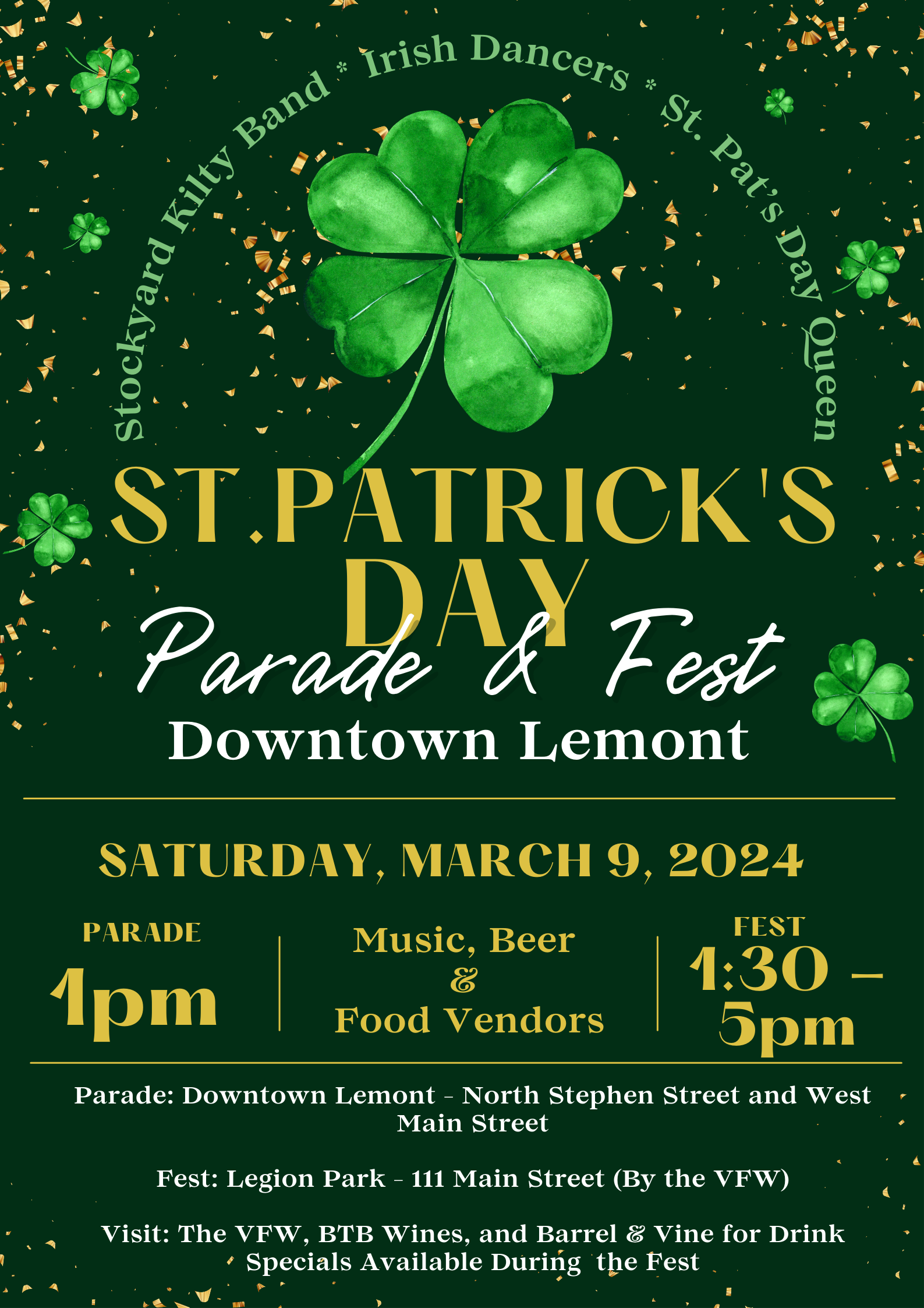 Saint Patricks Celebration FlyerPoster (3)